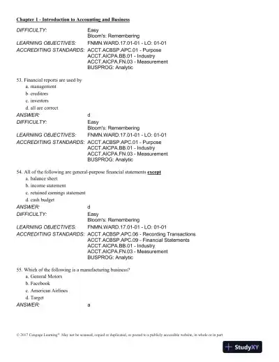 Financial and Managerial Accounting 14th Edition Test Bank - Page 16 preview image