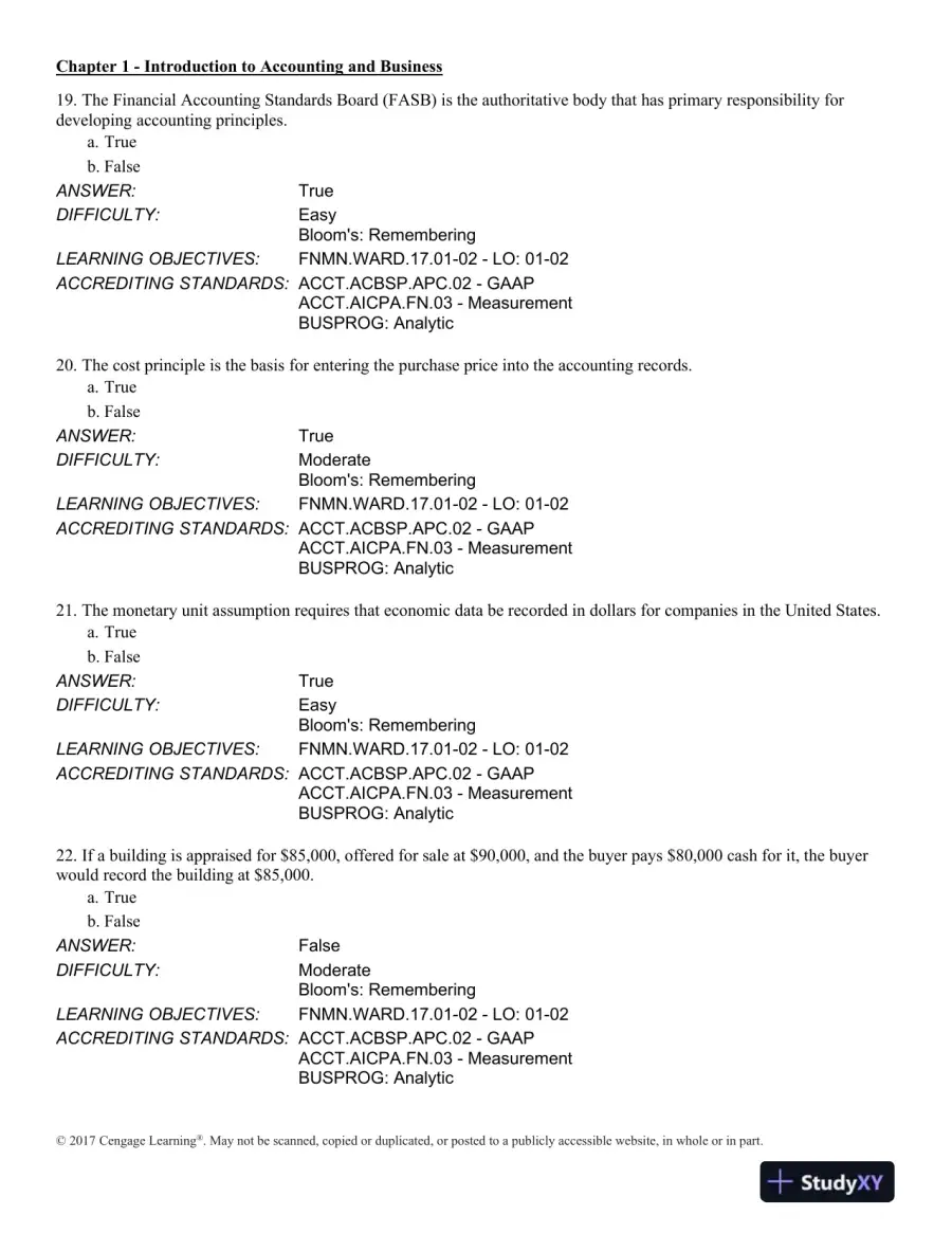 Financial and Managerial Accounting 14th Edition Test Bank, page 7