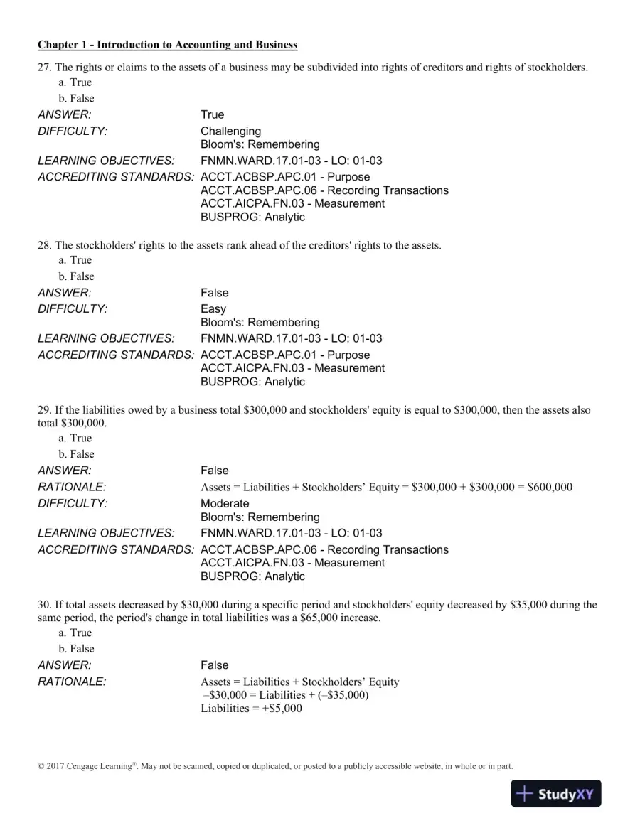 Financial and Managerial Accounting 14th Edition Test Bank, page 9