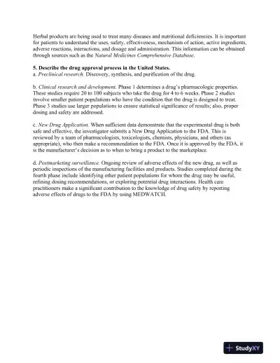 Basic Pharmacology For Nurses, 15th Edition Solution Manual - Page 3 preview image