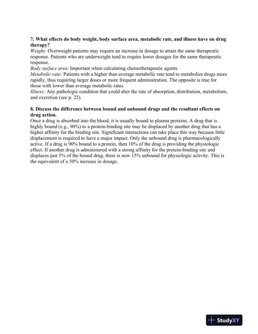 Basic Pharmacology For Nurses, 15th Edition Solution Manual, page 5