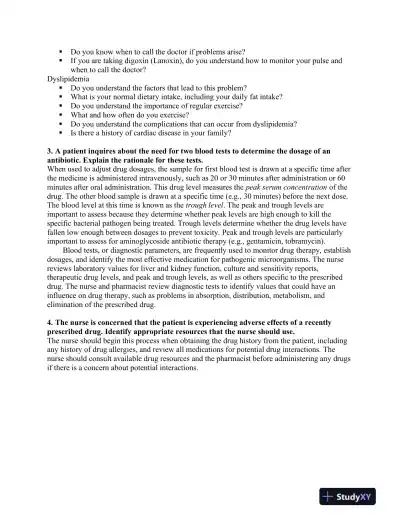 Basic Pharmacology For Nurses, 15th Edition Solution Manual - Page 9 preview image