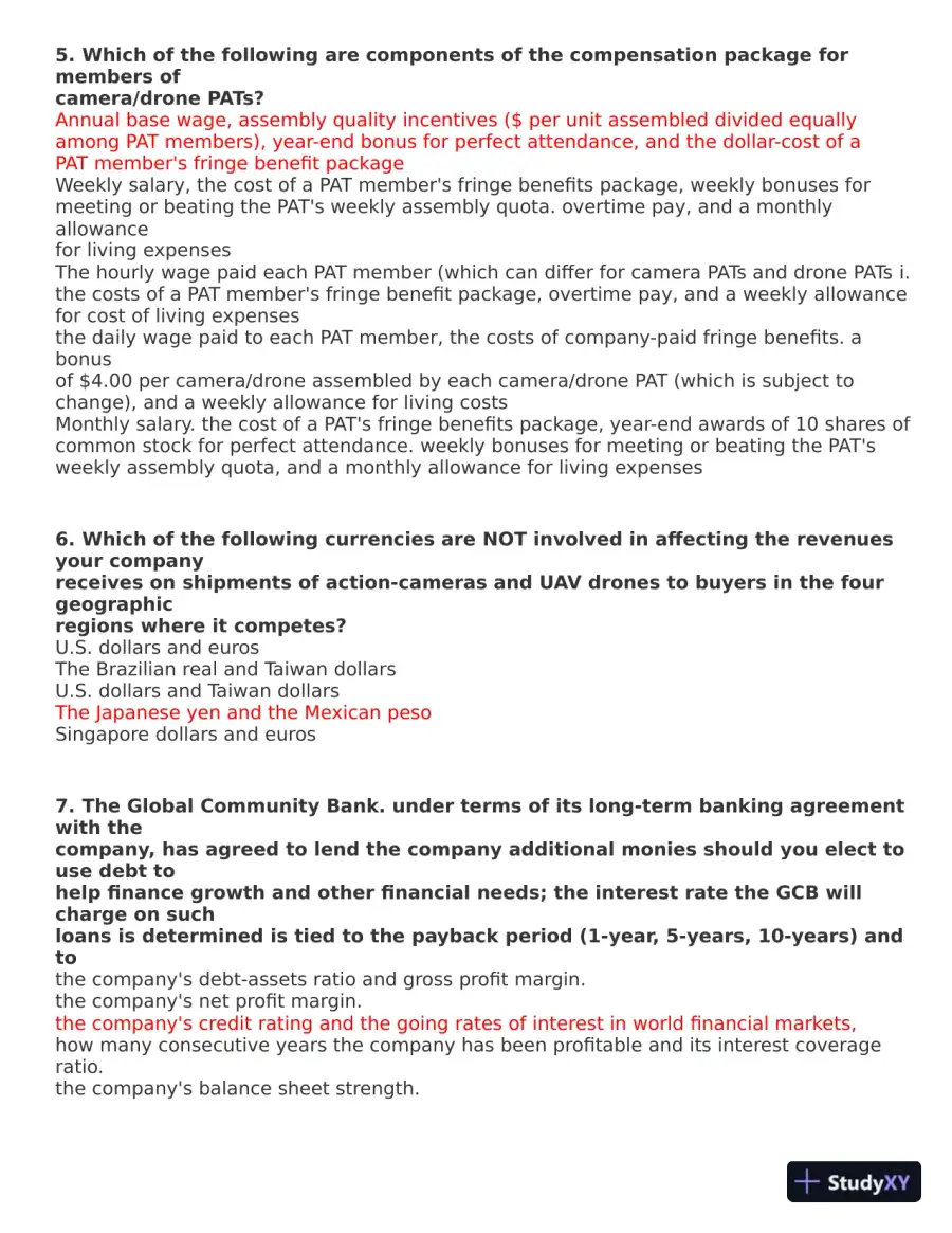 Globus Practice Exam with Answers (20 Solved Questions), page 4