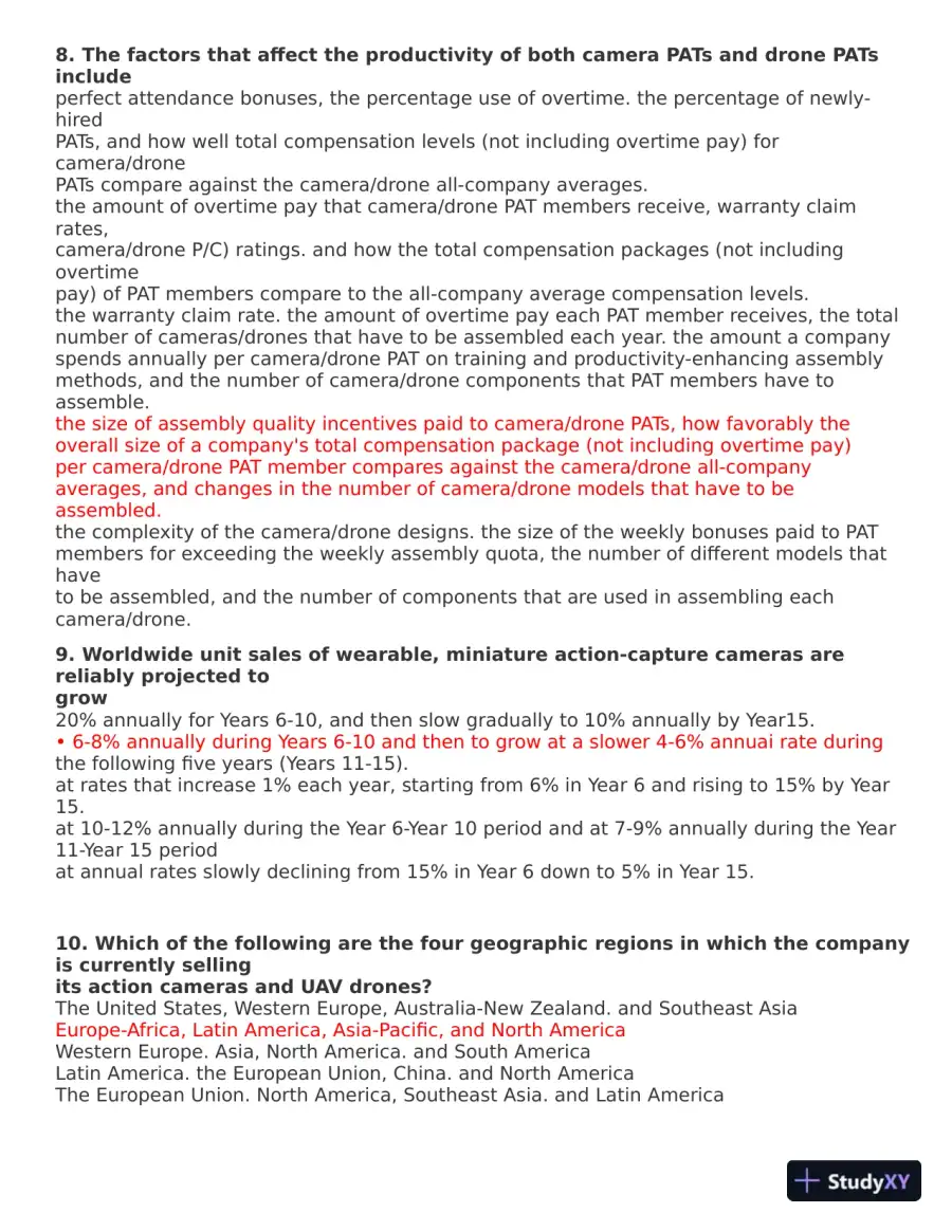 Globus Practice Exam with Answers (20 Solved Questions), page 5