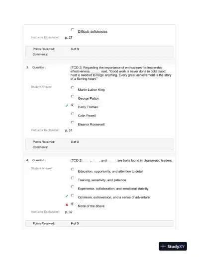 Leadership Theories and Effectiveness: Analyzing Traits, Behaviors, and Workplace Dynamics - Page 3 preview image