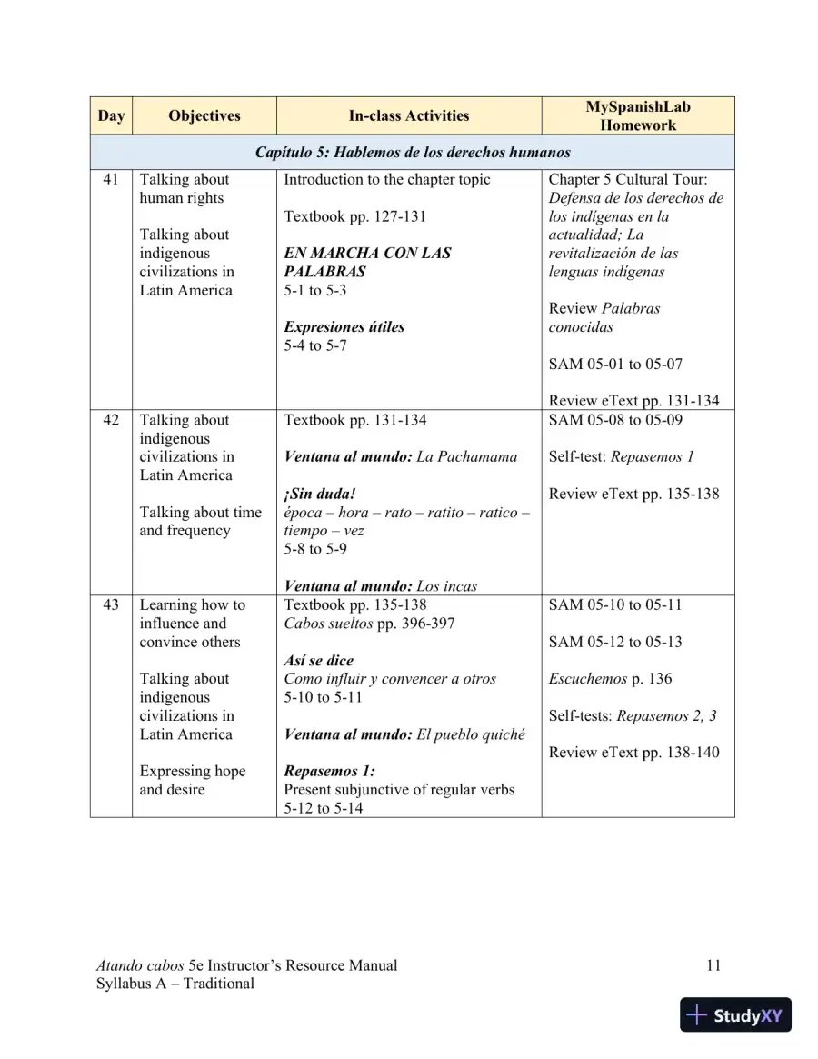 Solution Manual for Atando cabos: Curso intermedio de español, 5th Edition, page 19