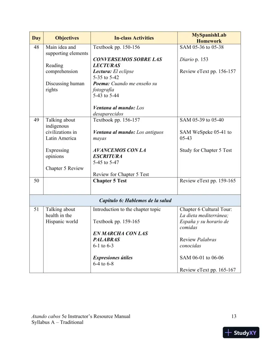 Solution Manual for Atando cabos: Curso intermedio de español, 5th Edition, page 21