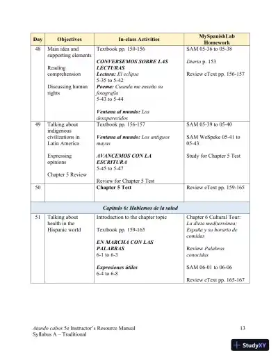 Solution Manual for Atando cabos: Curso intermedio de español, 5th Edition - Page 21 preview image