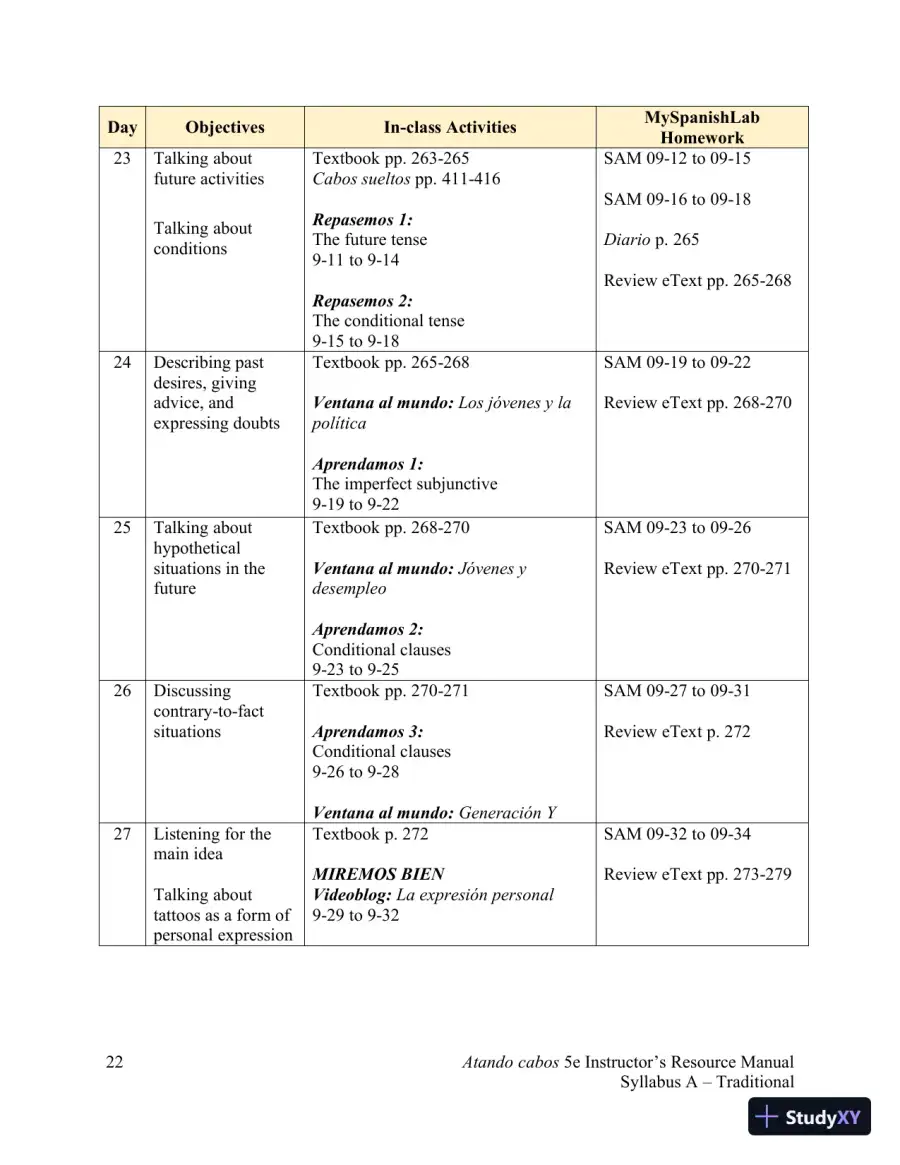 Solution Manual for Atando cabos: Curso intermedio de español, 5th Edition, page 30