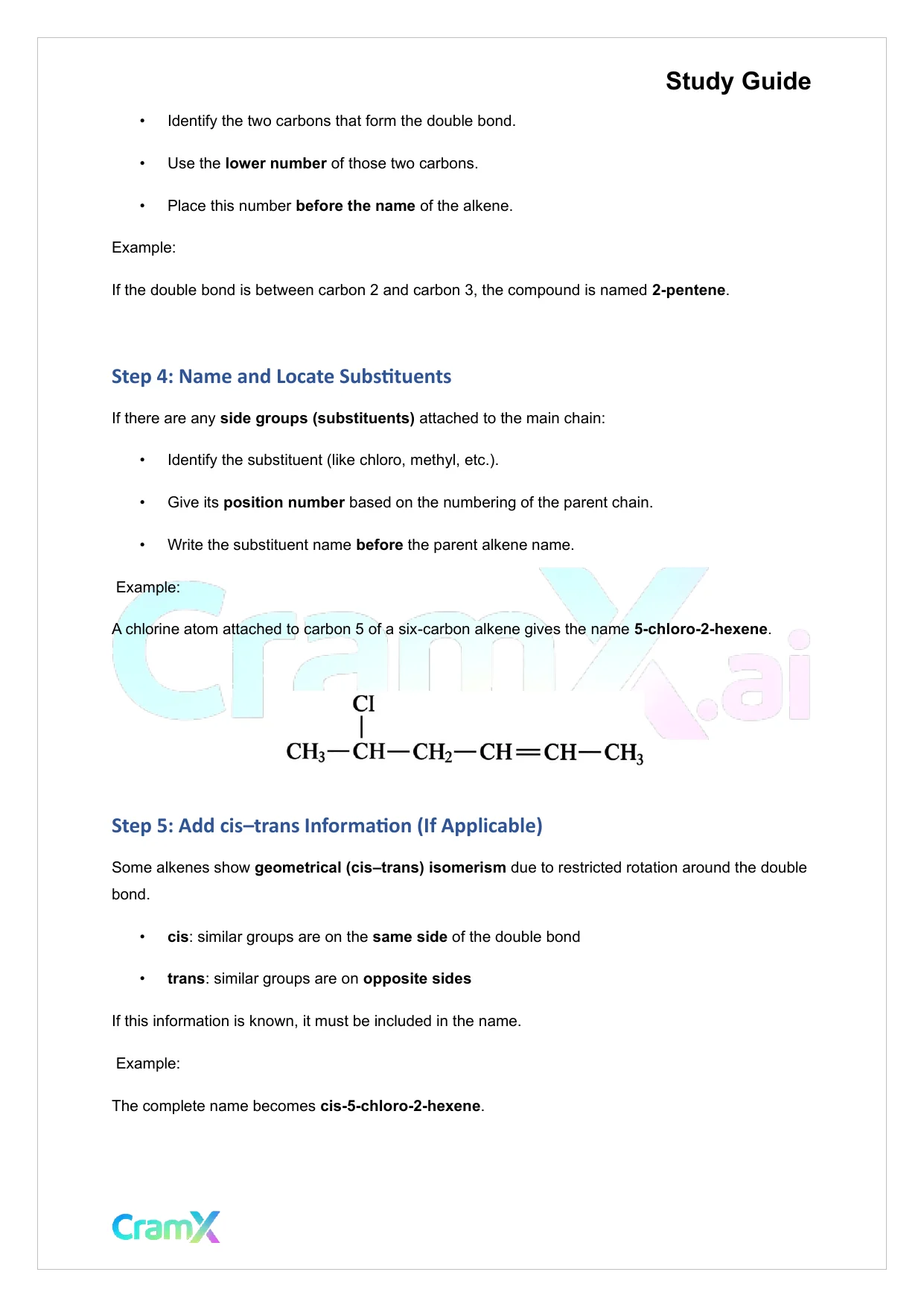 Organic Chemistry I - Structure and Properties of Alkenes - Page 2 preview image