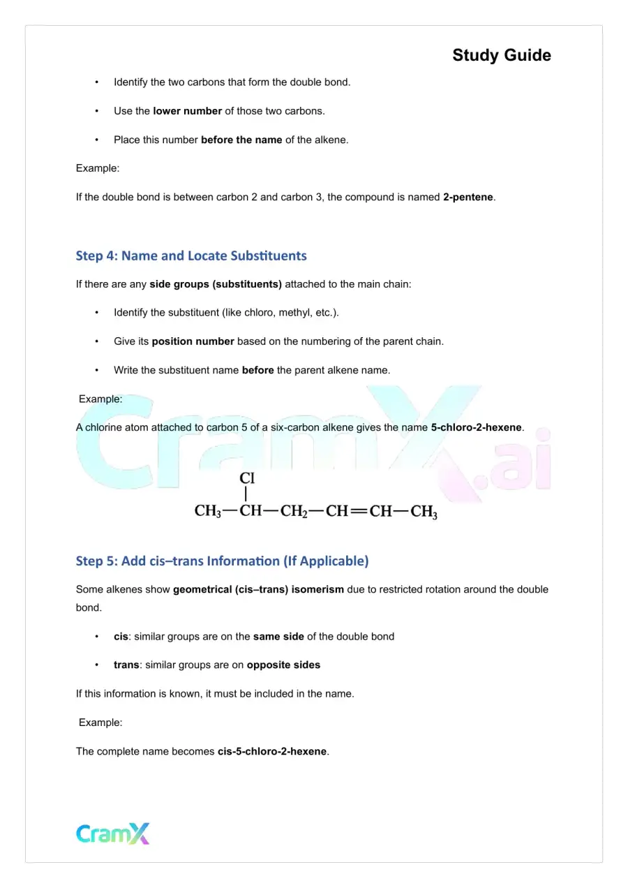 Organic Chemistry I - Structure and Properties of Alkenes, page 2