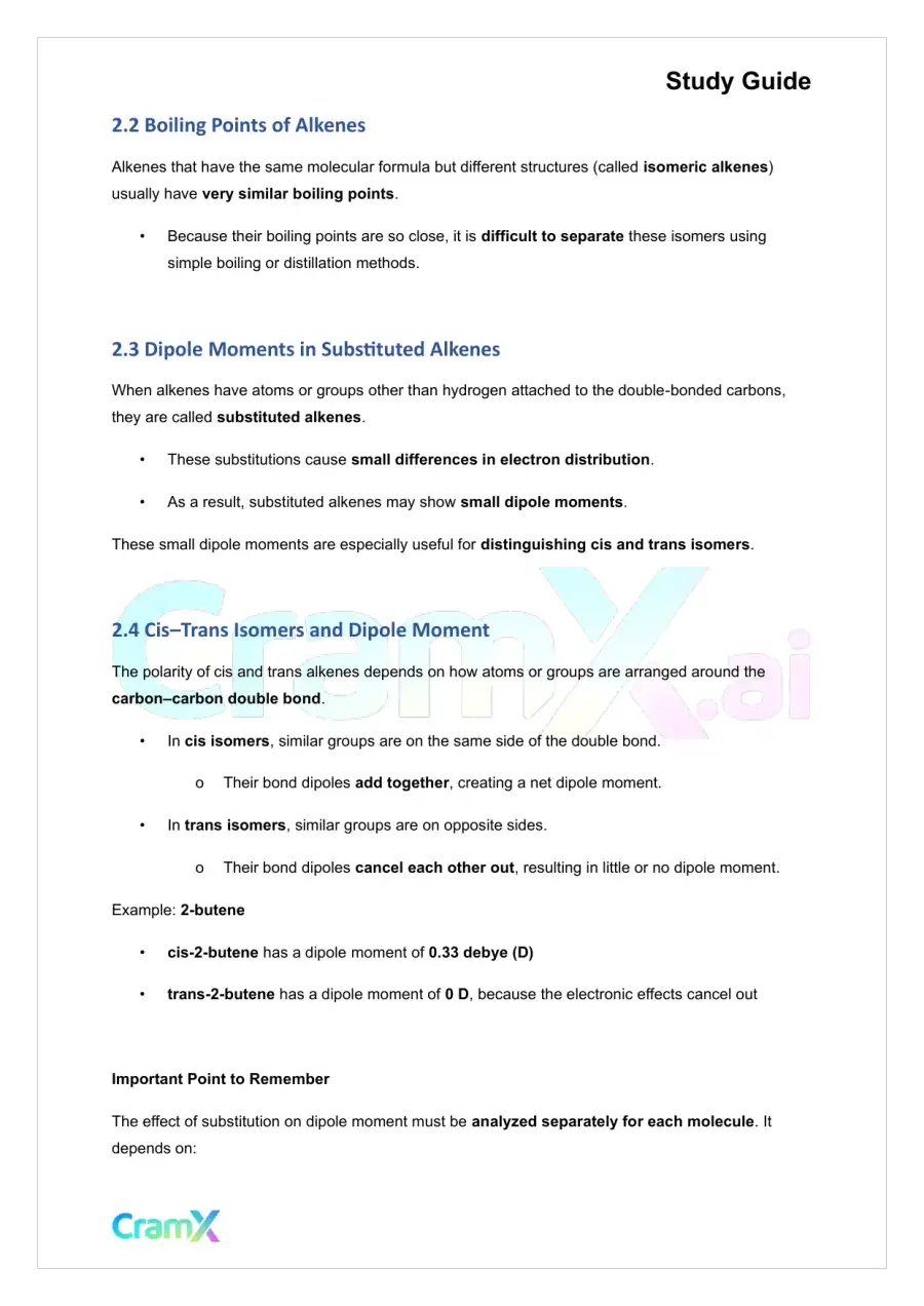 Organic Chemistry I - Structure and Properties of Alkenes, page 4