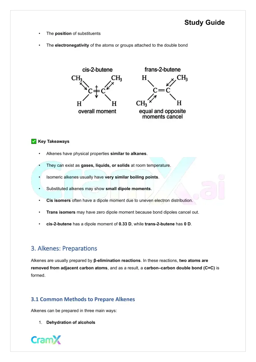 Organic Chemistry I - Structure and Properties of Alkenes, page 5