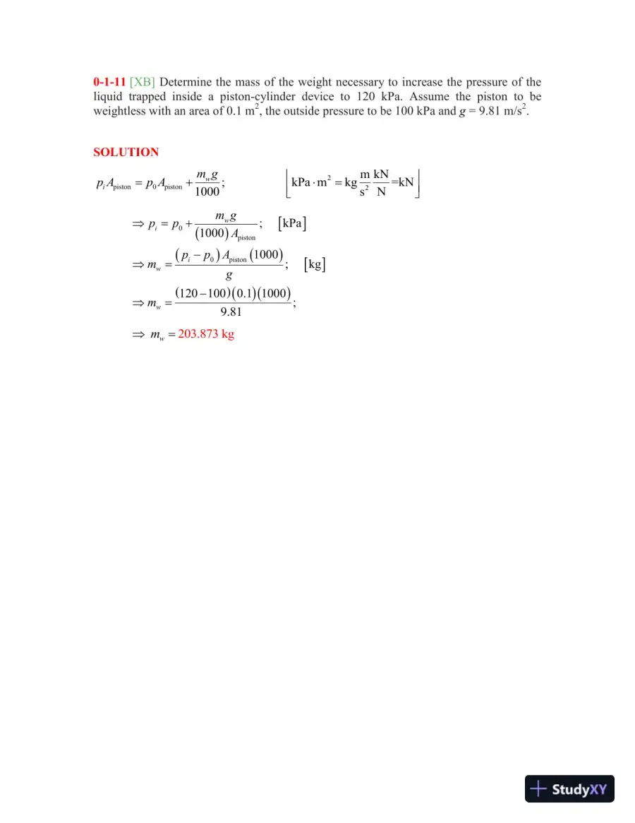 Solution Manual For Thermodynamics: An Interactive Approach, 1st Edition, page 12