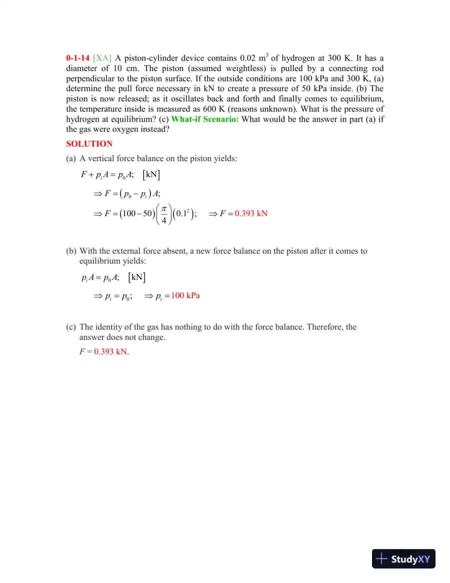 Solution Manual For Thermodynamics: An Interactive Approach, 1st Edition, page 15