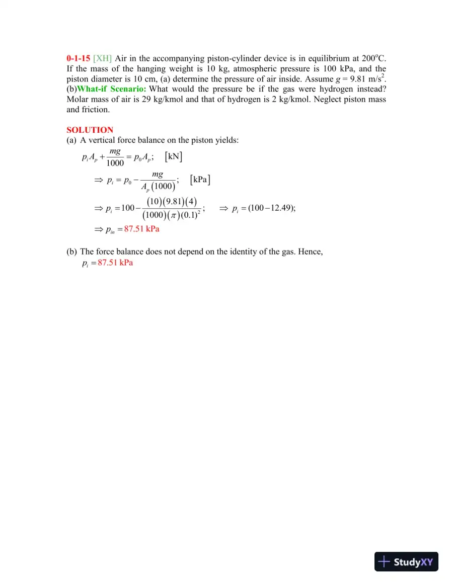 Solution Manual For Thermodynamics: An Interactive Approach, 1st Edition, page 16