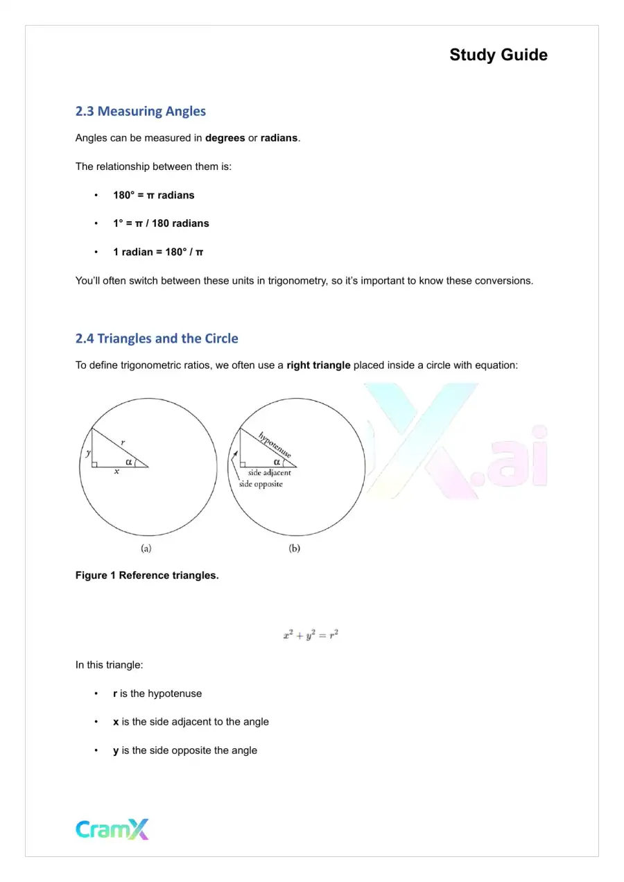 Trigonometry - Trigonometric Functions, page 10