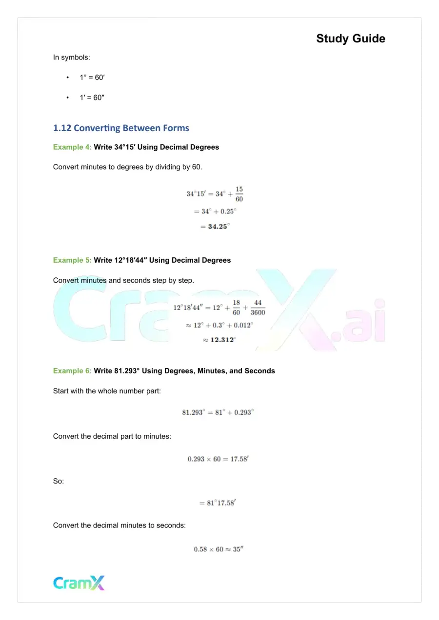 Trigonometry - Trigonometric Functions, page 8