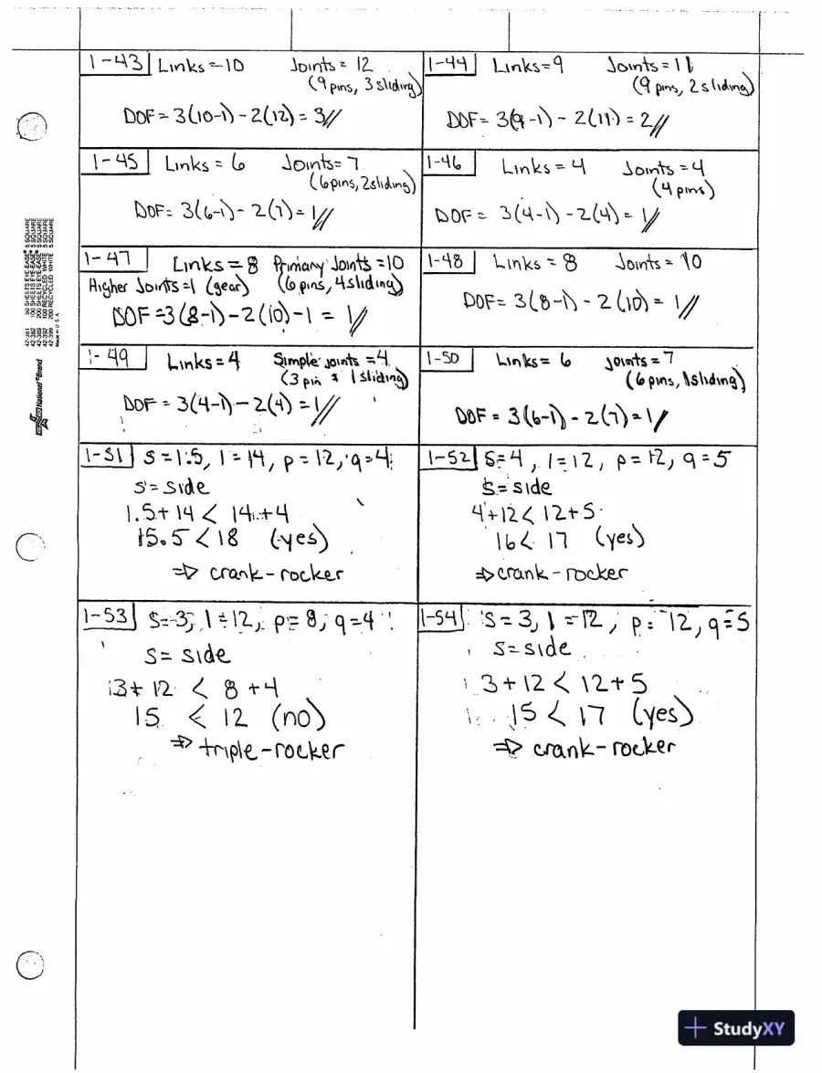 Solution Manual For Machines and Mechanisms: Applied Kinematic Analysis, 4th Edition, page 6