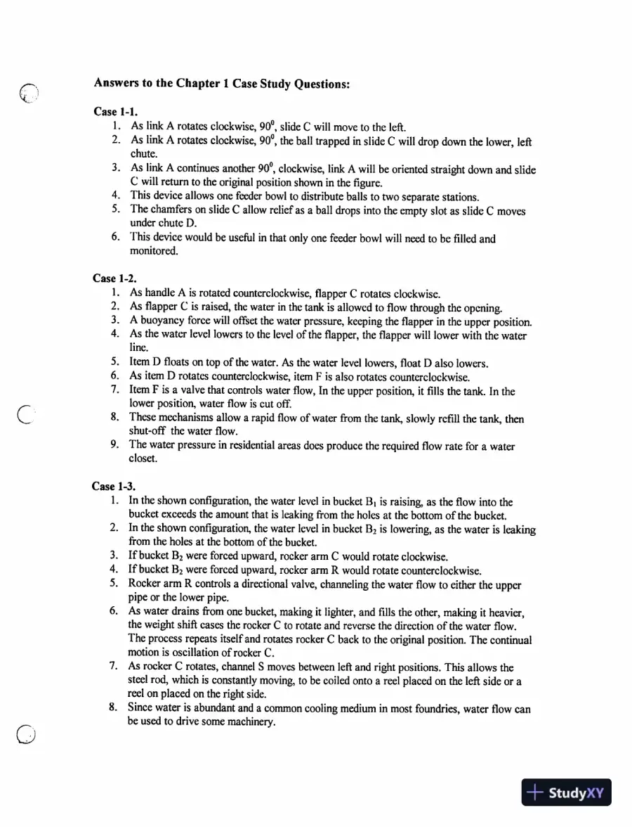 Solution Manual For Machines and Mechanisms: Applied Kinematic Analysis, 4th Edition, page 7