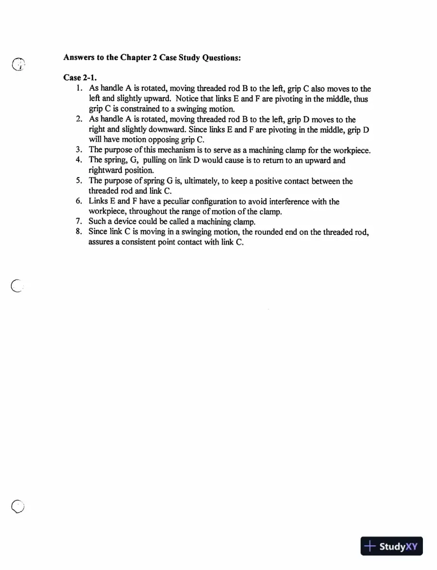 Solution Manual For Machines and Mechanisms: Applied Kinematic Analysis, 4th Edition, page 8