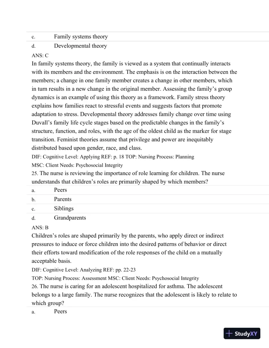 Test Bank For Wongs Nursing Care Of Infants And Children, 10th Edition, page 30