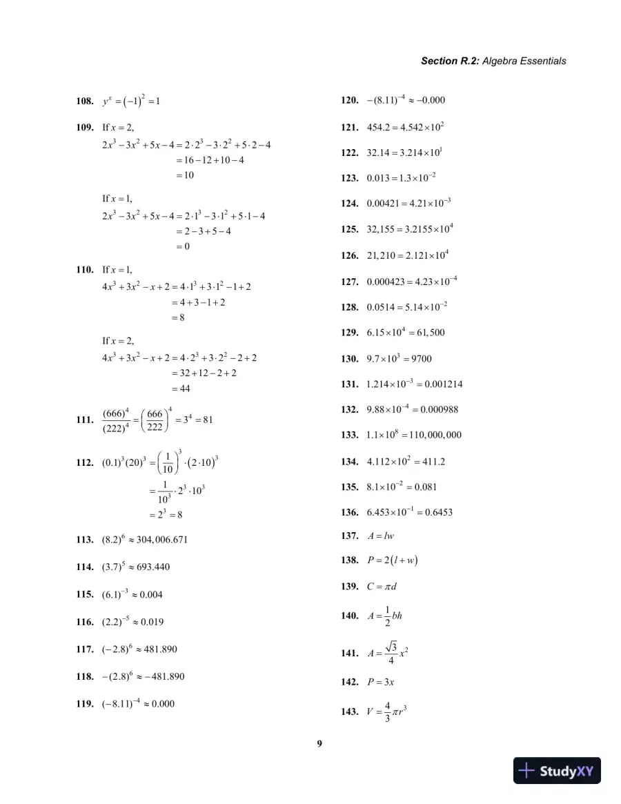 Solution Manual for Algebra and Trigonometry Enhanced with Graphing Utilities, 8th Edition, page 15