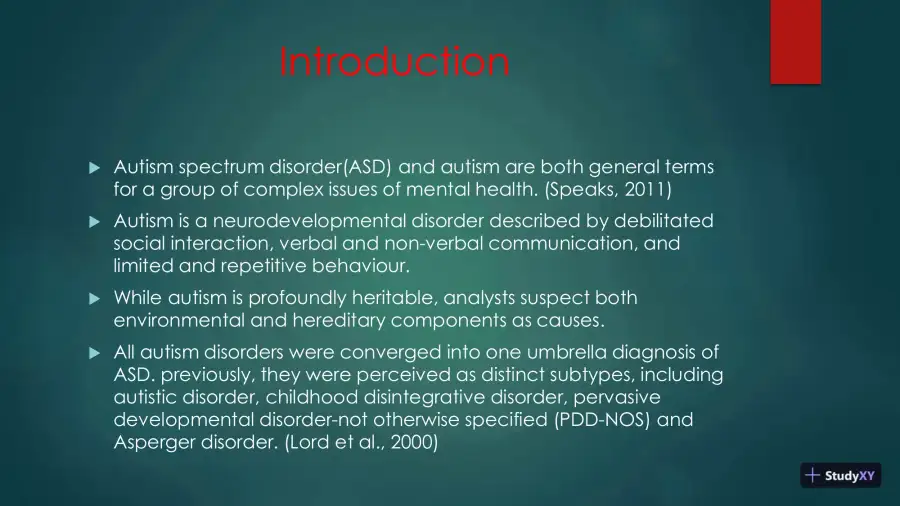 Autism, page 3