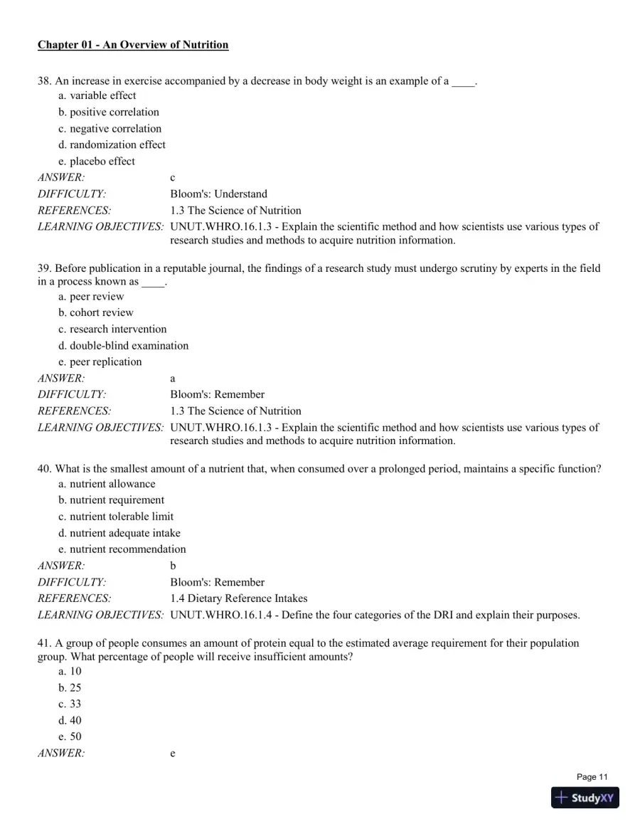 Test Bank For Understanding Nutrition: Dietary Guidelines Update 14th Edition Test Bank, page 12