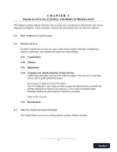 Managers and the Legal Environment: Strategies for the 21st Century, 8th Edition Lecture Notes - Page 11 preview image