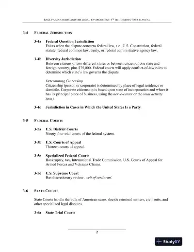 Managers and the Legal Environment: Strategies for the 21st Century, 8th Edition Lecture Notes - Page 12 preview image