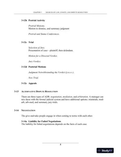 Managers and the Legal Environment: Strategies for the 21st Century, 8th Edition Lecture Notes - Page 15 preview image