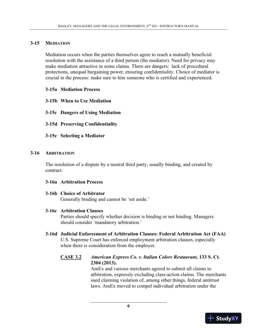 Managers and the Legal Environment: Strategies for the 21st Century, 8th Edition Lecture Notes, page 16
