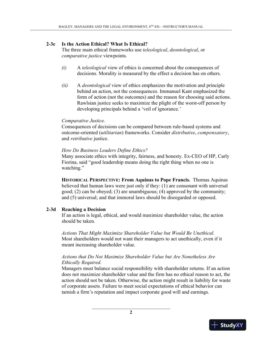 Managers and the Legal Environment: Strategies for the 21st Century, 8th Edition Lecture Notes, page 6