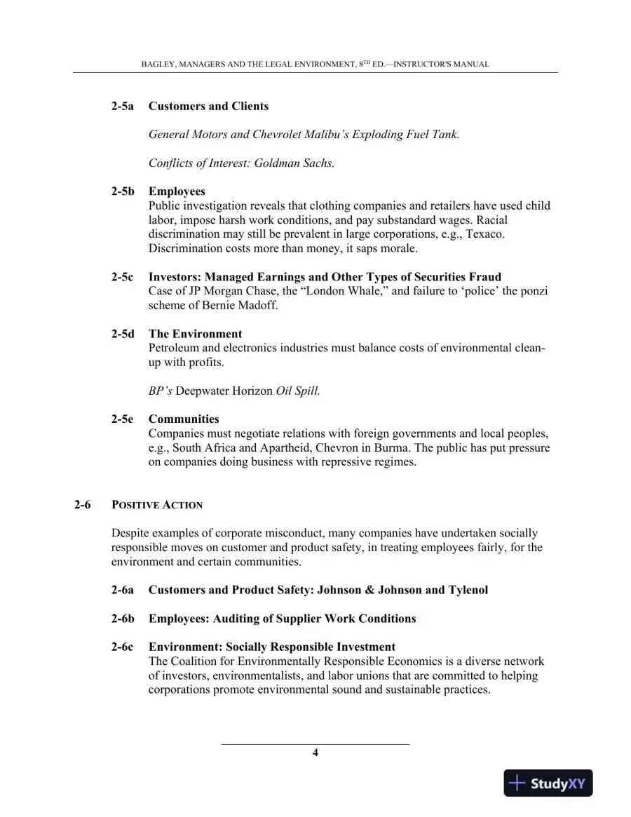 Managers and the Legal Environment: Strategies for the 21st Century, 8th Edition Lecture Notes, page 8