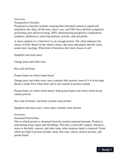 2024 KAPLAN Fundamentals of Nursing Practice Exam With Answers (890 Solved Questions) - Page 11 preview image