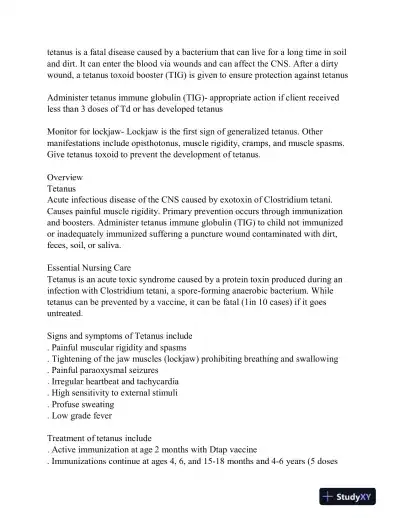 2024 KAPLAN Fundamentals of Nursing Practice Exam With Answers (890 Solved Questions) - Page 15 preview image