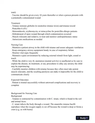 2024 KAPLAN Fundamentals of Nursing Practice Exam With Answers (890 Solved Questions) - Page 16 preview image