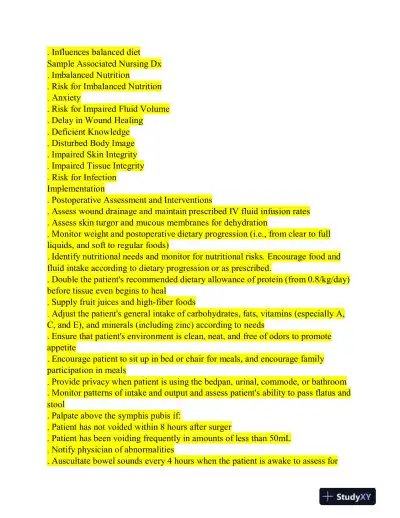 2024 KAPLAN Fundamentals of Nursing Practice Exam With Answers (890 Solved Questions) - Page 4 preview image