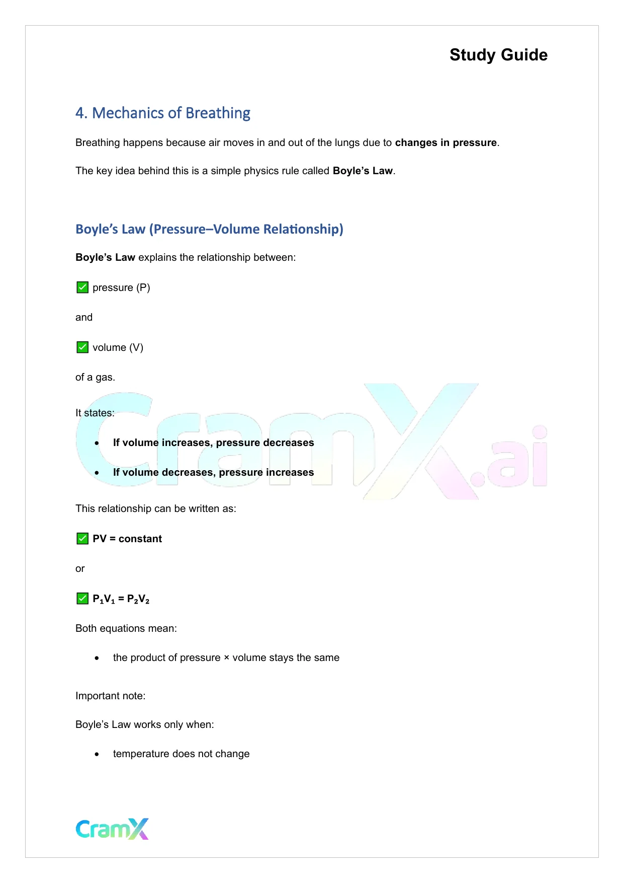 Anatomy and Physiology - The Respiratory System - Page 8 preview image