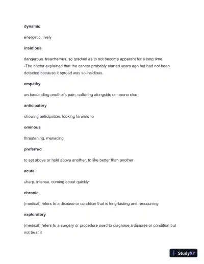 2024-2025 HESI A2 Entrance Exam with Answers (232 Solved Questions) - Page 3 preview image