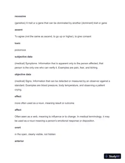 2024-2025 HESI A2 Entrance Exam with Answers (232 Solved Questions) - Page 4 preview image