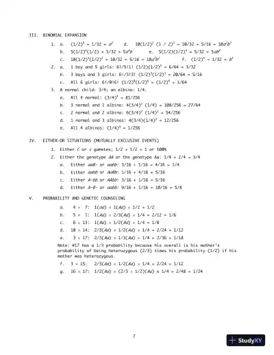 Solution Manual for Genetics Laboratory Investigations, 14th Edition - Page 12 preview image
