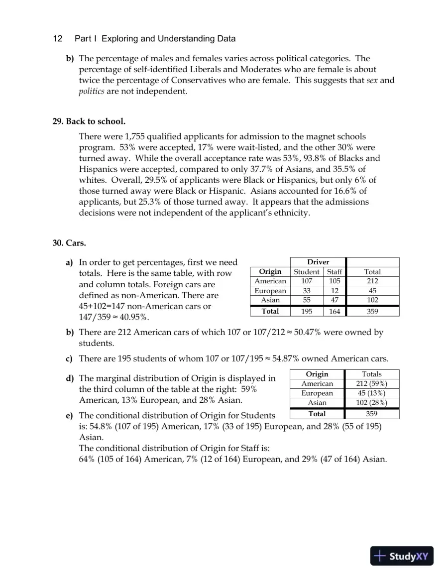 Stats: Modeling the World, 5th Edition Solution Manual, page 16