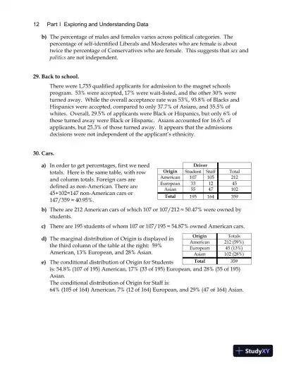Stats: Modeling the World, 5th Edition Solution Manual - Page 16 preview image