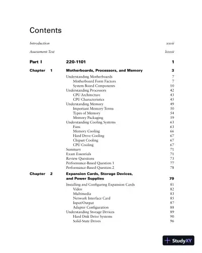 COMPTIA A+ COMPLETE study GUIDE core 1 exam 220-1101 and core 2 exam 220-1102. (2022) - Page 14 preview image