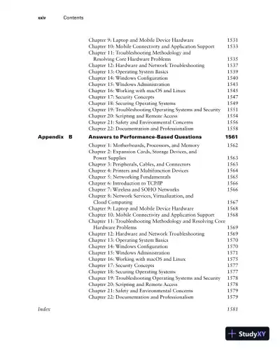 COMPTIA A+ COMPLETE study GUIDE core 1 exam 220-1101 and core 2 exam 220-1102. (2022) - Page 27 preview image