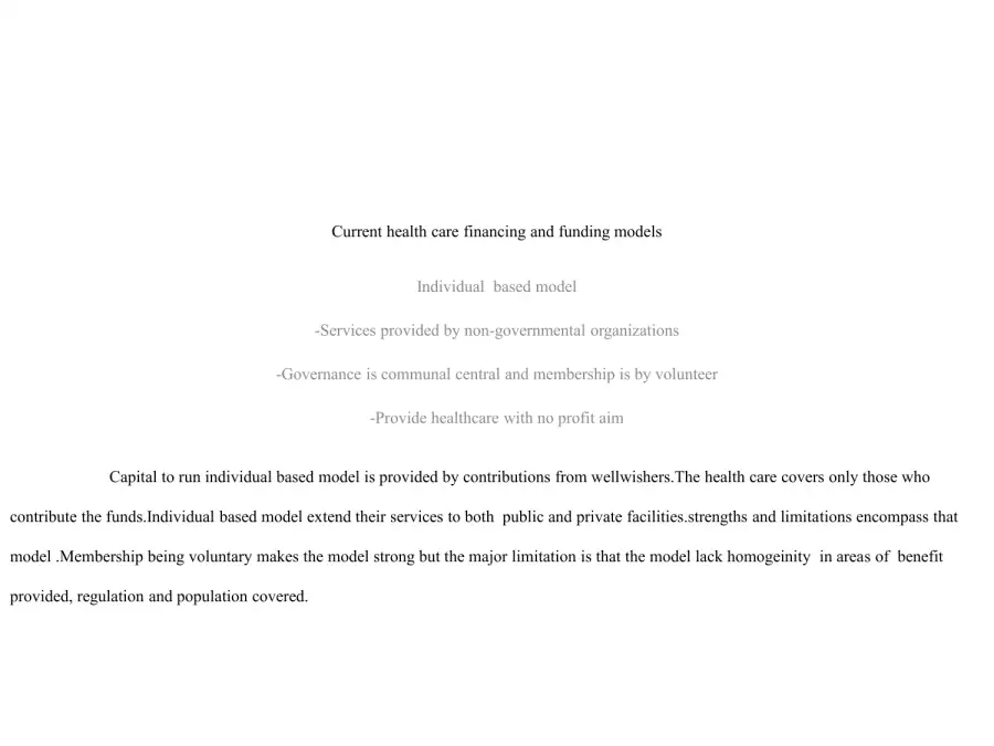 The Convergence Of Healthcare Financing And Economic Trends And Forces, page 2