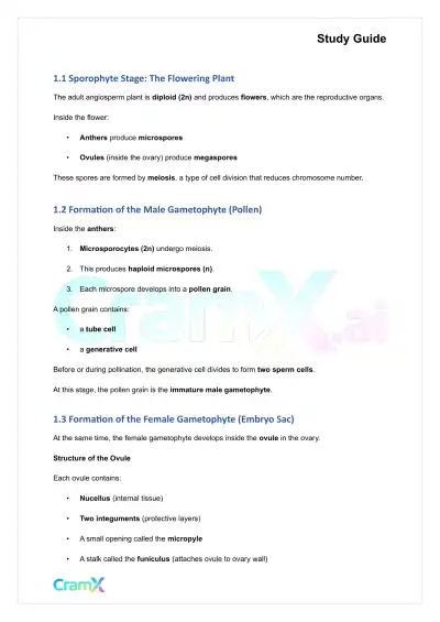 Plant Biology - The Shoot System Flowers, Fruits, Seeds - Page 2 preview image
