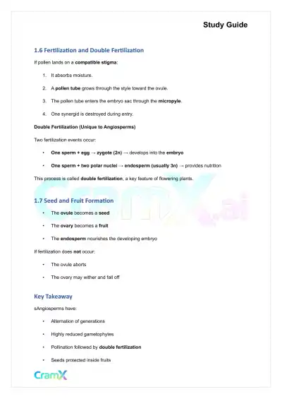 Plant Biology - The Shoot System Flowers, Fruits, Seeds - Page 4 preview image